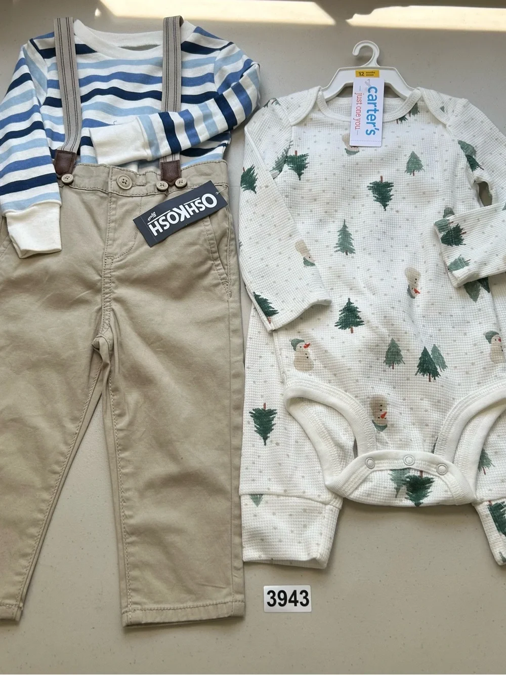 Carter’s Oskosh 12 Months 2 Piece Set Long Sleeves  Pants Pajama
